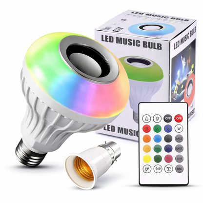 Smart LED music bulb for bedroom ambient lighting