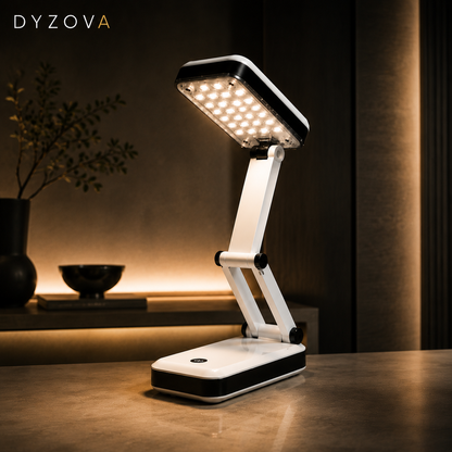 Rechargeable Foldable LED Desk Lamp | Eye-Care Study Light with Touch Control