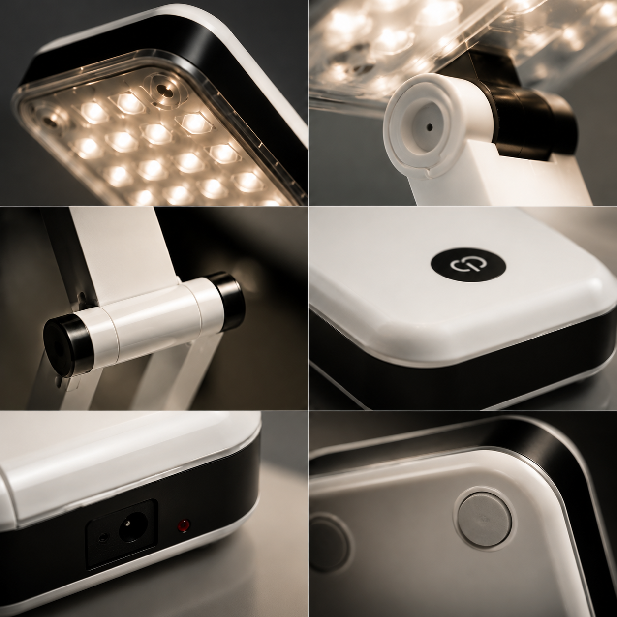 Rechargeable Foldable LED Desk Lamp | Eye-Care Study Light with Touch Control
