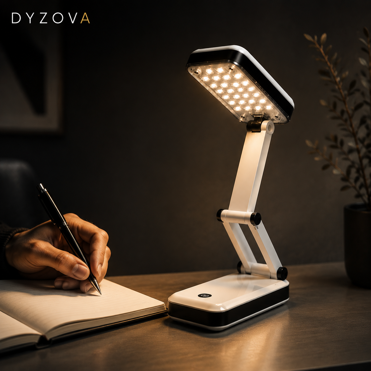Rechargeable Foldable LED Desk Lamp | Eye-Care Study Light with Touch Control