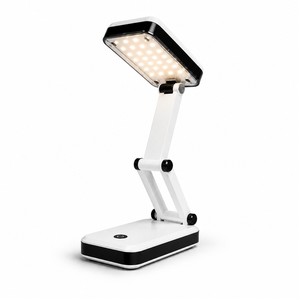 Rechargeable Foldable LED Desk Lamp | Eye-Care Study Light with Touch Control