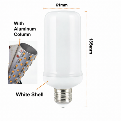 Safe LED flame light replacing traditional candles features