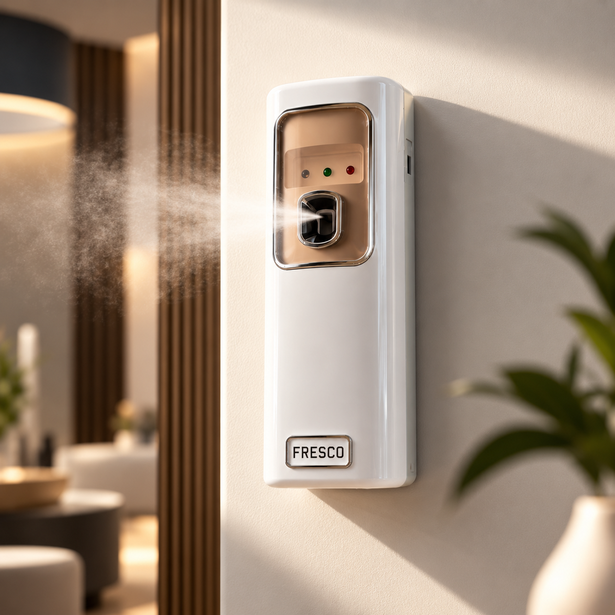 FRESCO Automatic Perfume Dispenser | Remote Control | Adjustable Spray | 20–40m² Coverage