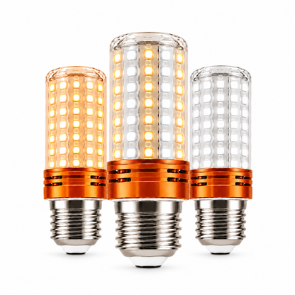 3-in-1 Tricolor E27 LED Corn Bulb | Warm White, Cool White & Mixed