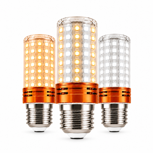 3-in-1 Tricolor E27 LED Corn Bulb | Warm White, Cool White & Mixed