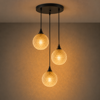 3-Light Crystal Pendant Light | Modern Dining Room Chandelier