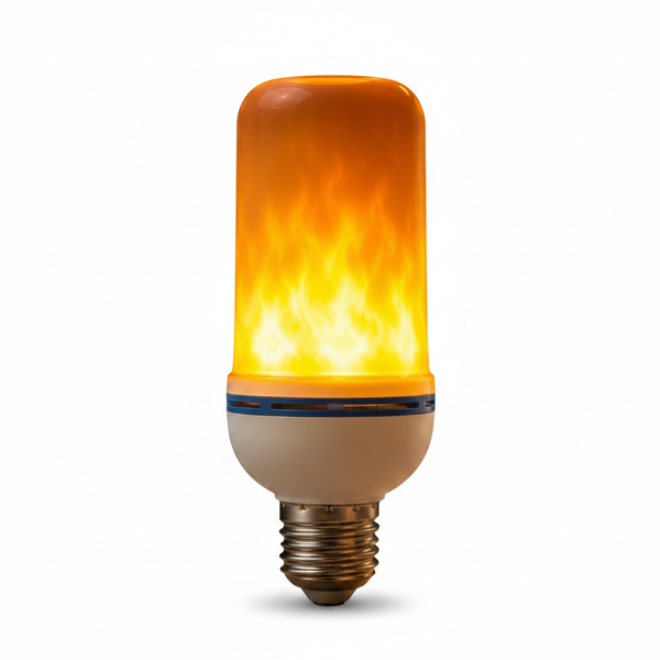 LED Flame Effect Bulb  3 in 1 multiple fire like effects